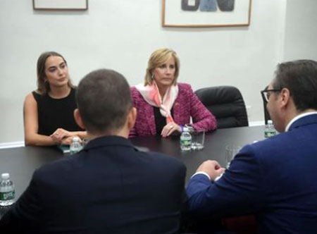 Вучић се у Њујорку састао са конгресменком Клаудијом Тени | Dnevnik