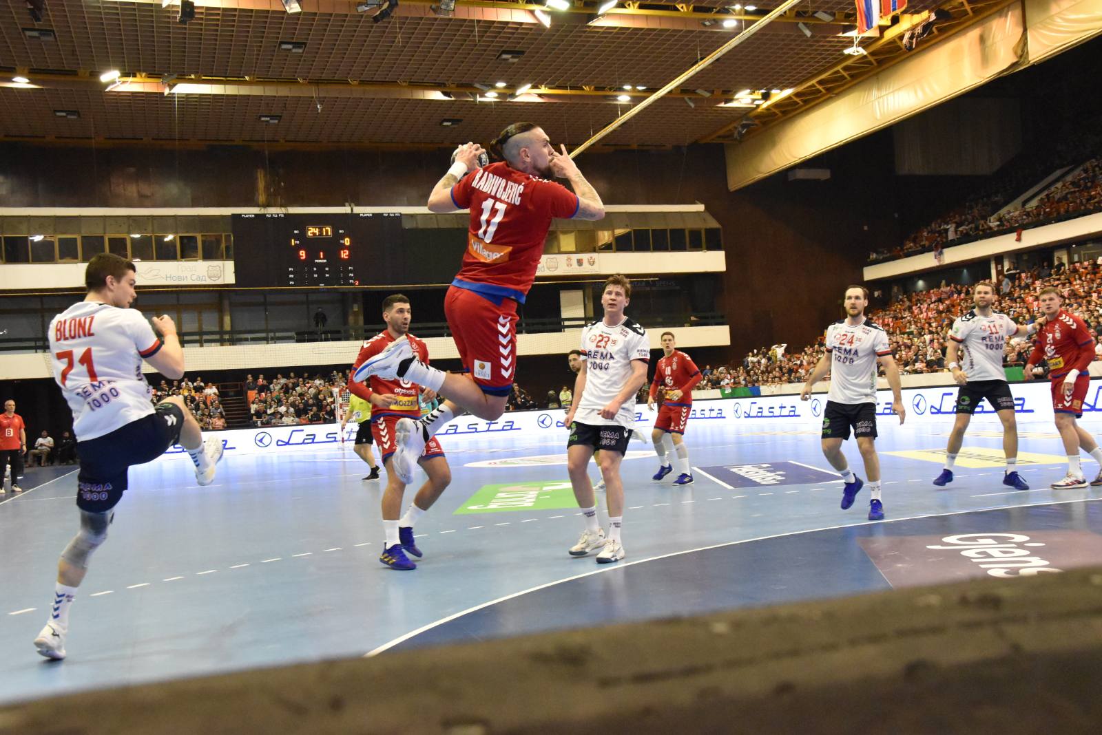 Квалификације за EП за рукометаше Урош Борзаш са звуком сирене срушио