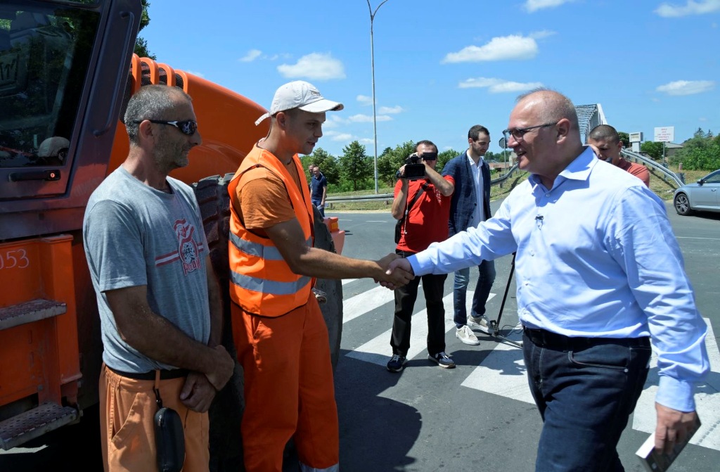 Vesić u Šidu: Rasterećen tranzitni saobraćaj, U PLANU BRZA PRUGA I OBILAZNICA