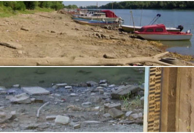 ОЗБИЉНО ОТЕЖАНА ПЛОВИДБА На Тиси код Титела водостај испод ниских пловидбених нивоа
