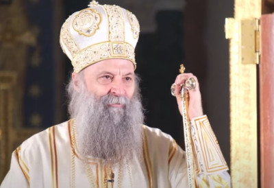 ПАТРИЈАРХ ПОРФИРИЈЕ Косово и Метохија није прошлост и не може бити, него је вечно – сада