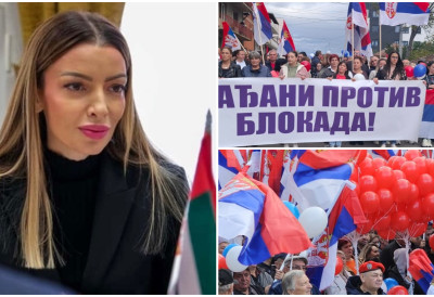СРБИЈА ЈЕ НАША КУЋА И НЕ ДАМО ЈЕ НИКОМЕ Месаровић:  Уједињени смо од севера до југа, у борби против мржње, насиља и блокада