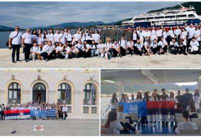 НАЈБОЉИ ОСНОВЦИ НА КРФУ Деца видела важна места српске историје