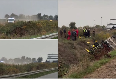 (ФОТО, ВИДЕО) ИМА ПОГИНУЛИХ, ПОВРЕЂЕНО МНОГО ПУТНИКА Нови детаљи удеса код Сремске Митровице: Аутобус који се преврнуо превозио раднике?