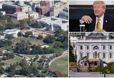 СПОМЕНИК САМОМ СЕБИ ЗА ЖИВОТА Трамп би нову балску дворану Беле куће могао да назове по себи РАДОВИ КОНТРОВЕРЗНИ ОД СТАРТА