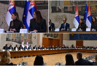 ПОЛИТИКА ПРЕДСЕДНИКА ВУЧИЋА ЈЕ ГАРАНТ ПОЛИТИЧКЕ И ЕКОНОМСКЕ СТАБИЛНОСТИ Месаровић: Тако се отвара простор за нове инвестиције, запошљавања и развој привреде Србије