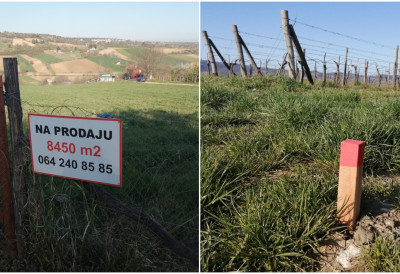 ГРАД ОГЛАСИО ПРОДАЈУ ДВЕ ГРАЂЕВИНСКЕ ПАРЦЕЛЕ Плац за зграду на Сателиту и велики посед на Сентандрејском путу