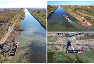 НАСТАВЉА СЕ ИЗМУЉАВАЊЕ КАНАЛА Уређује се од Новог Сада до Савиног Села у дужини од 3 километра
