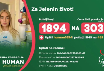 ДО ЈУЧЕ БЕЗБРИЖНА ДЕВОЈЧИЦА, ДАНАС ВОДИ БИТКУ ЗА ЖИВОТ Јелени Мишић (14) потребна је помоћ НЕОПХОДНО ЛЕЧЕЊЕ У ИНОСТРАНСТВУ