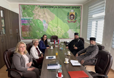 ЕПИСКОП СЕРГИЈЕ У ДРВАРУ Изградње парохијског дома на дневном реду