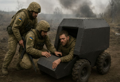 НАКОН 33 ДАНА И СЕДАМ НЕУСПЕЛИХ ПОКУШАЈА СПАСАВАЊА Украјинци уз помоћ робота извукли рањеног војника из непријатељске позадине