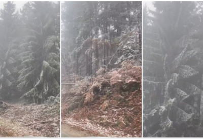 (ВИДЕО) У једном дану киша ће „препљуштати“ месечни просек! СИВО, ОБЛАЧНО и ХЛАДНО, А ОНДА ПОТОП Делови Србије се већ добро забелели ТЕМПЕРАТУРА ПАЛА ИСПОД 0