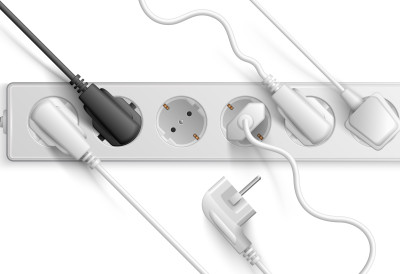 ОВЕ УРЕЂАЈЕ НЕ УКЉУЧУЈТЕ У ПРОДУЖНИ КАБЕЛ Могу да изазов пожар и друге проблеме