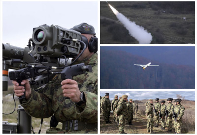 ГРМЕЛО НА ПАСУЉАНСКИМ ЛИВАДАМА Мојсиловић на бојевом гађању ”мистралима 3+” и ”комарцима 2” (ФОТО, ВИДЕО)