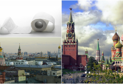 Скандал у Русији! КАПИЈА КРЕМЉА И ХРАМ СВЕТОГ ВАСИЛИЈА ЗАВРШИЛИ НА ТОАЛЕТ ПАПИРУ Глупост или провокација?