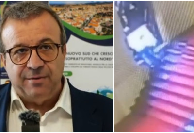 (ВИДЕО) ПОЛИТИЧАР СЕ САПЛЕО НА СТЕПЕНИЦЕ И ГЛАВОМ РАЗБИО СКУПОЦЕНИ ВИТРАЖ Снимак незгоде обишао свет