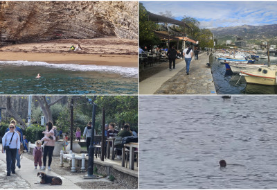 ДОК У СРБИЈИ НОСЕ ЈАКНЕ, У БУДВИ СЕ КУПАЈУ Погледајте ко је најхрабрији кад треба да се бућне у море!