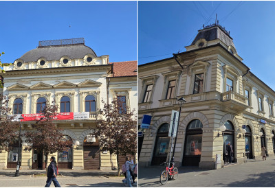 ПАНЧЕВАЧКА ЛЕПОТИЦА С ПОГЛЕДОМ НА ПАРК КРАЉА ПЕТРА Штапска зграда и након два века доминира градом