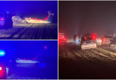 ПРВЕ ФОТОГРАФИЈЕ С МЕСТА НЕСРЕЋЕ КОД СУБОТИЦЕ Ово је авион који се срушио у близини Аеродрома Биково (ФОТО)