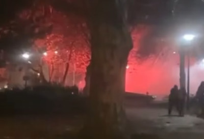 (ВИДЕО) ЖЕСТОКА ТУЧА ДЕЛИЈА И БЕД БЛУ БОЈСА: У Вуковару хаос, сукоб и бакље