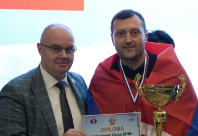 ДЕЈАН ЈАКОВЉЕВИЋ ПРВАК СВЕТА: Србији три медаље на аматерском шаховском СП у Врњачкој Бањи
