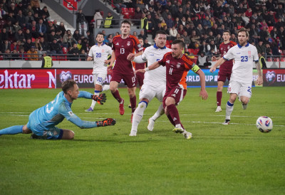 Србија после преокрета савладала Летонију у Лесковцу