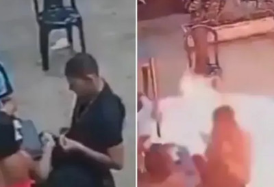 НЕ ИГРАЈТЕ СЕ ШИБИЦАМА Умало трагедија због запаљене цигарете на бензинској пумпи ПОГЛЕДАЈТЕ ШОКАНТАН СНИМАК (ВИДЕО)