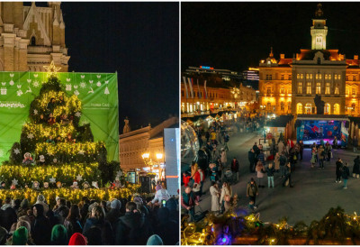 ЗИМЗОЛЕНД НА ТРГУ СЛОБОДЕ ОБАСЈАВА НОВИ САД ПРАЗНИЧНИМ СВЕТЛОМ Чаробна јелка, музика, кувано вино и ДОБРО РАСПОЛОЖЕЊЕ