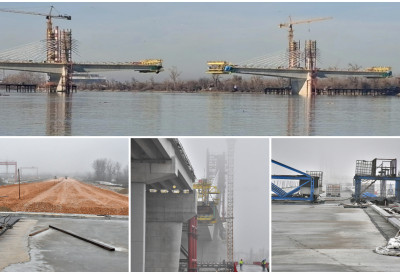 КРАКОВИ МОСТА КОД НОВОГ САДА САМО ШТО СЕ НИСУ СПОЈИЛИ У ишчекивању новог важног момента у пројекту Фрушкогорског коридора  ЕВО ЗА КАД ЈЕ ПРЕДВИЂЕН ЗАВРШЕТАК РАДОВА