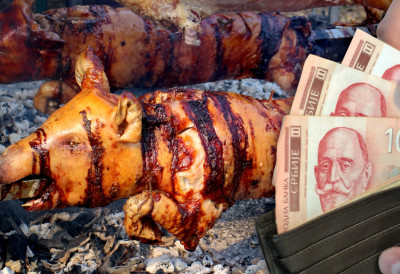 ЕВО КОЛИКО ЋЕ ВАС КОШТАТИ ПРАЗНИЧНА ТРПЕЗА Прасетина и до 2.600 динара, јагњетина чак 3.500 динара по килограму