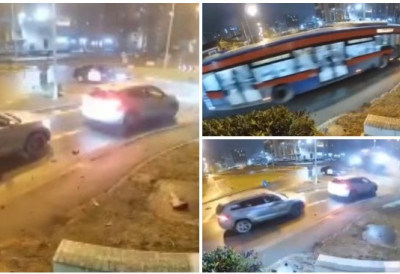 (ВИДЕО) Ни пијан, ни дрогиран ЛЕТЕО У МЕРЦЕДЕСУ Невероватна несрећа у комшилуку! Камере све забележиле ОВО ЈОШ НИСТЕ ВИДЕЛИ