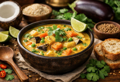 КАРИ ВАРИВО ОД ПАТЛИЏАНА И КРОМПИРА Лагано, ароматично и савршено за сваки дан