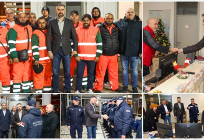 НЕМА СПАВАЊА ЗА ДЕЖУРНЕ СЛУЖБЕ У НОВОМ САДУ Градоначелник Мићин обишао ноћне патроле: У новогодишњој ноћи сви раде ПУНИМ КАПАЦИТЕТОМ