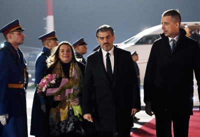 ПРЕДСЕДНИК ГРУЗИЈЕ ИЗНЕНАДА У СРБИЈИ Министар Ђурић дочекао Михаила Кавелашвилија на аеродрому „Никола Тесла“
