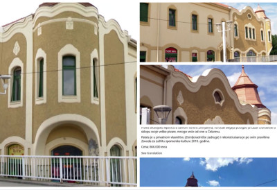 ДА ЛИ ЈЕ НОВИ КУПАЦ НА ПОМОЛУ? После ”Соколца” продаје се и Палата Дунђерских у Зрењанину ЕВО КОЈА ЈЕ ЦЕНА ЗА ОВУ ЛЕПОТИЦУ