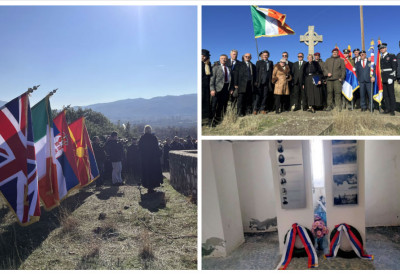 ХРАБРИ ИРЦИ БРАНИЛИ СРБИЈУ А БУГАРЕ БАЦАЛИ У ОЧАЈ Код Келтског крста на Дојрану одата почаст јунацима који су дали животе