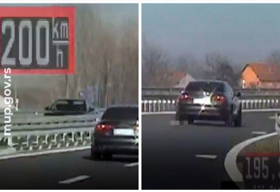 ”АУДИЈЕМ” ИШАО 200,8 КМ НА ЧАС А ДОЗВОЉЕНО 100! Трештен пијан искључен из саобраћаја код Лознице (ВИДЕО)