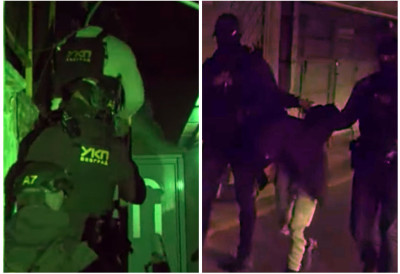 ПОЛИЦИЈА СА ДУГИМ ЦЕВИМА КАО НА ФИЛМУ Хитар упад у стан и младић (19) у лисицама, запалио је локал мужу познате водитељке (ВИДЕО)