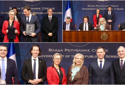 ПОТПИСАНИ КЉУЧНИ УГОВОРИ ЗА БЕОГРАДСКИ МЕТРО Линија 1 улази у фазу изградње ПРЕДВИЂЕНА НАБАВКА 32 ГАРНИТУРЕ