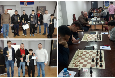 ТРИ ТУРНИРА НА ШАХОВСКОМ ФЕСТИВАЛУ „УЉМА ОПЕН 2025“: Котрла два пута на постољу