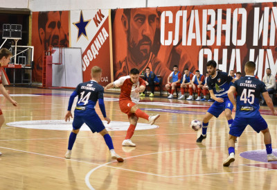 ФУТСАЛЕРИ ВОЈВОДИНЕ РЕМИЗИРАЛИ СА ВИШЕСТРУКИМ ДРЖАВНИМ ПРВАКОМ: Олако прокоцкана победа