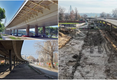 (ФОТО) Сјајне вести за „штрандароше“! ПОЧЕЛИ РАДОВИ НА НОВОМ ПАРКИРАЛИШТУ ИСПОД МОСТА СЛОБОДЕ Поред Кабела ничу и нове пешачке и бициклистичке стазе