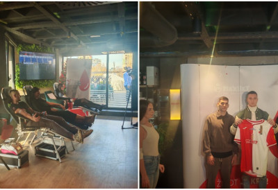 ФУДБАЛЕРИ ВОЈВОДИНЕ ПОДРЖАЛИ ДАВАЊЕ КРВИ Ранђеловић, Букинац и Видосављевић позвали младе на хуманост и заједништво