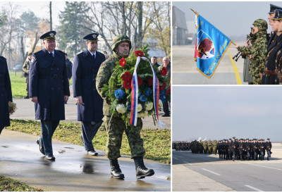 НЕГУЈУ ТЕКОВИНЕ ЈУГОСЛОВЕНСКОГ ВАЗДУХОПЛОВСТВА Обележен Дан 204. ваздухопловне бригаде на аеродрому у Батајници НАГРАЂЕНИ НАЈБОЉИ ПИЛОТИ