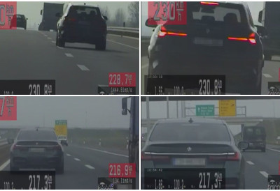 НЕМАЦ ДИВЉАО ЗА ВОЛАНОМ Бугарин јурцао тек за нијансу мање, стигао их полицијски пресретач ОБОЈИЦА ВОЗИЛА BMW