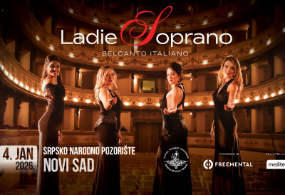 КАКО СЕ НА КОНЦЕРТИМА LADIES SOPRANO БРИШЕ ГРАНИЦА ИЗМЕЂУ СЦЕНЕ И ПУБЛИКЕ На Великој сцени Српског народног позоришта, 4. јануара у 19 часова