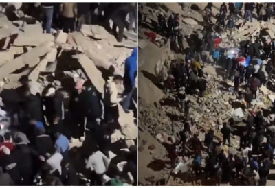 (ВИДЕО) УЖАС У ФЕСУ! УРУШИЛЕ СЕ ДВЕ ЗГРАДЕ, ТРАГА СЕ ПРЕЖИВЕЛИМА Тужне слике долазе из Марока- 19 погинулих