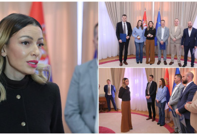 У КИНУ ИЗВЕЗЕНО 800 КИЛОГРАМА МЕДА Министарка Месаровић доделила решења о бесповратним средствима за производњу меда: Мед представља и нашу земљу, ту смо да подржимо наше пчеларе