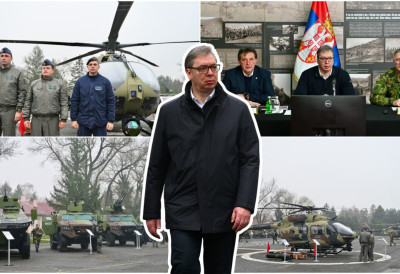 ОВО ОРУЖЈЕ ЧУВА ГРАЂАНЕ НИША Председник Вучић у обиласку касарне у граду на Нишави: Никад боља ситуација у Војсци Србије, за ДВЕ године имаћемо 70.000 дронова камиказа!