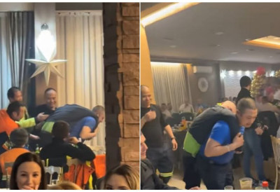 (ВИДЕО) УРНЕБЕСНО Кинези засели, па их ОПИЛА СРПСКА РАКИЈА- Износили их из ресторана: "Носе га к